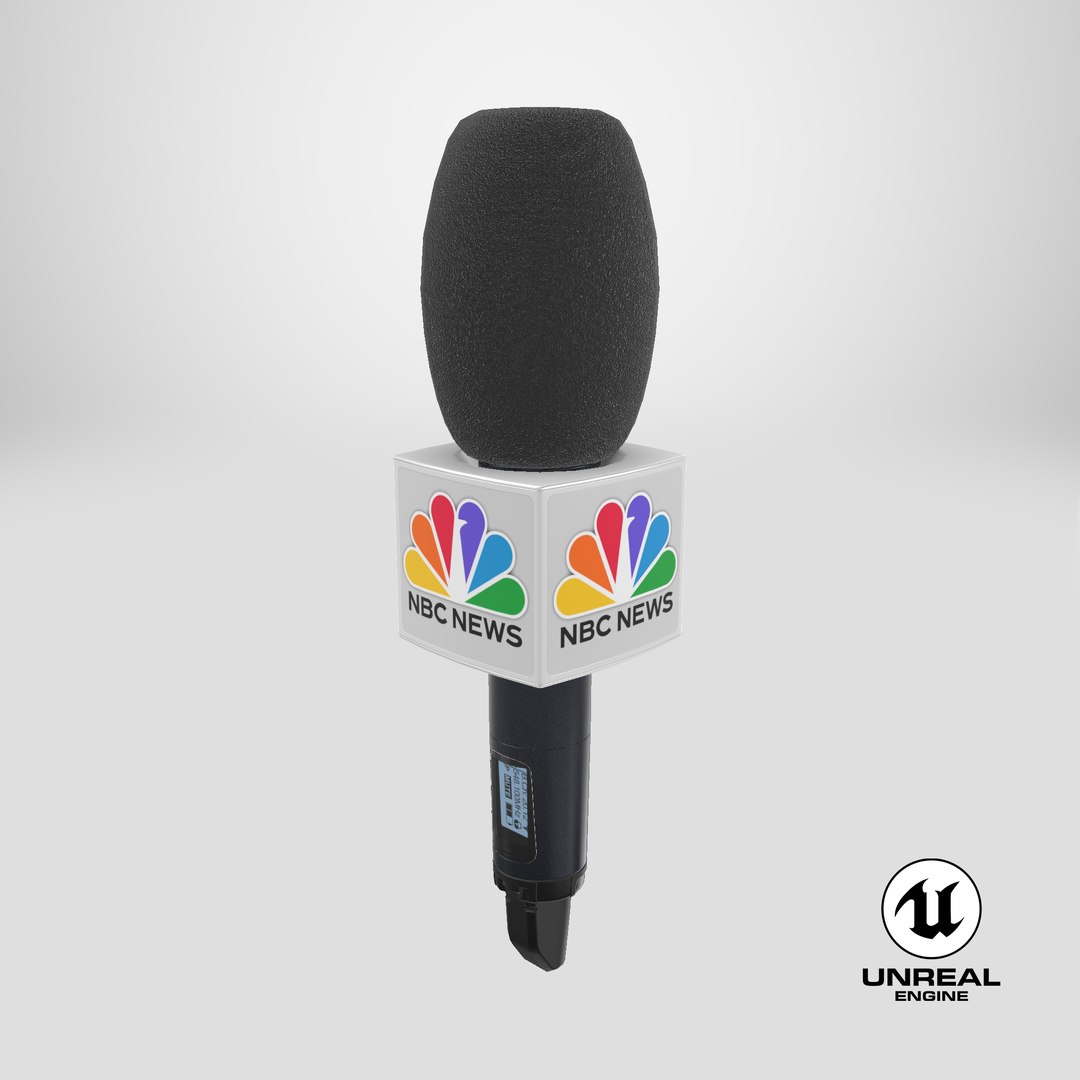 NBC News Interview Mic Wireless Square 3D https://p.turbosquid.com/ts-thumb/sD/iylKep/L6/stemcell_unreal_render/png/1710880184/1920x1080/fit_q87/b886b52b3b4008c4e268c852a81902030f5bc0c2/stemcell_unreal_render.jpg