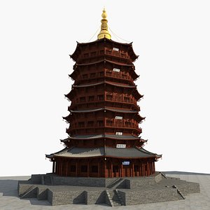 Pagoda of Fogong Temple model