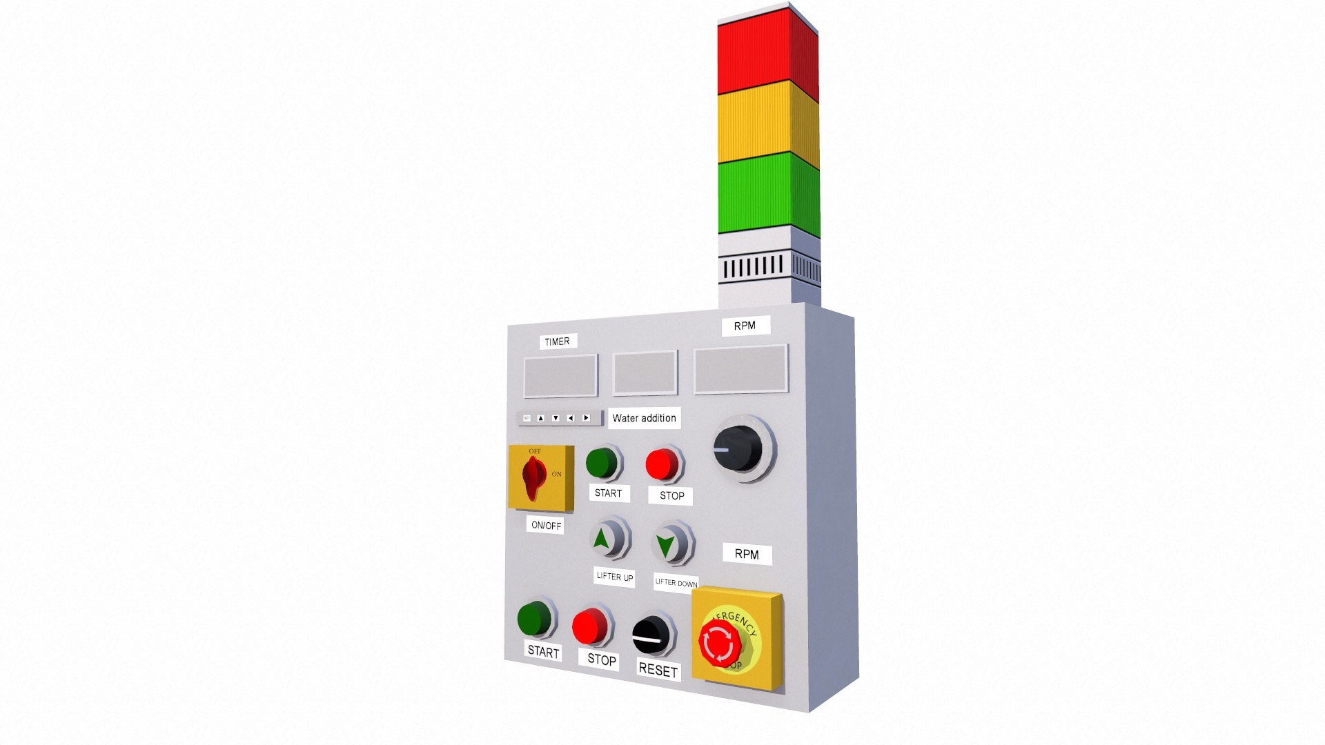 Control Panel 3D - TurboSquid 2334197
