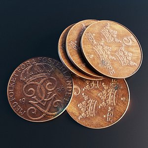 Swedish 5 Ore coin