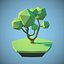 Low poly tree sample