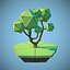Low poly tree sample