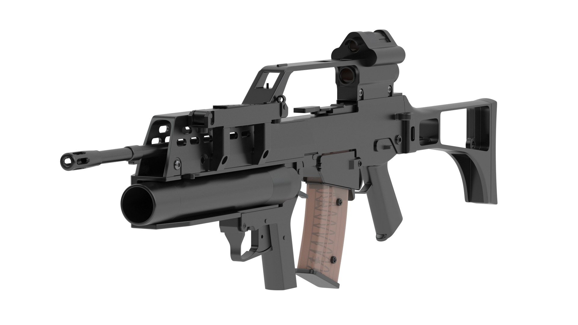 Heckler Koch AG36 Grenade Launcher 3D - TurboSquid 1992308