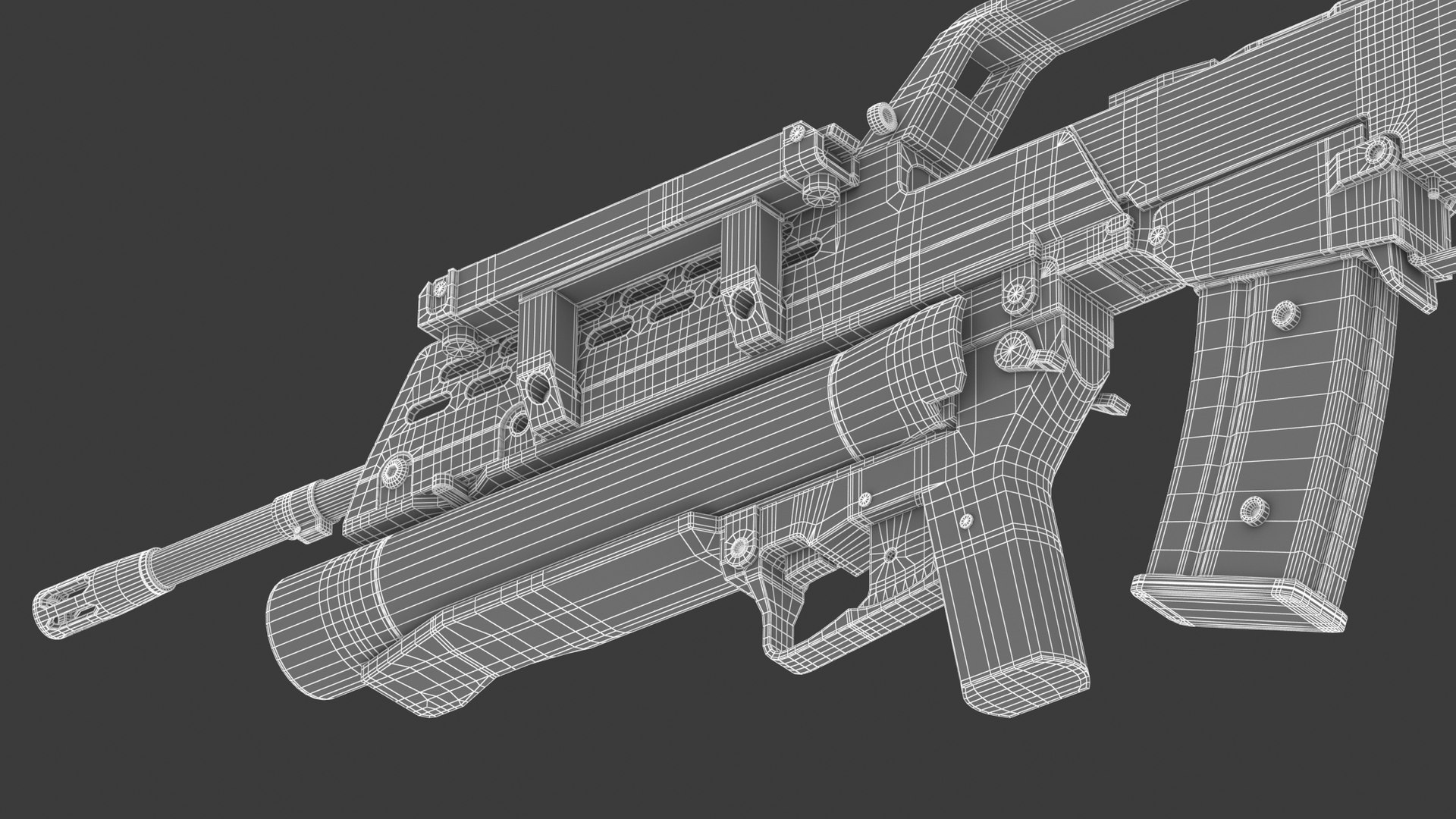 Heckler Koch AG36 Grenade Launcher 3D - TurboSquid 1992308