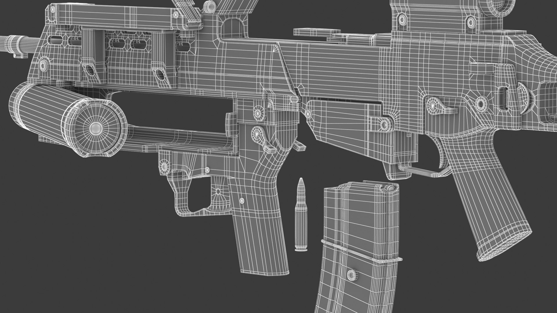 Heckler Koch AG36 Grenade Launcher 3D - TurboSquid 1992308