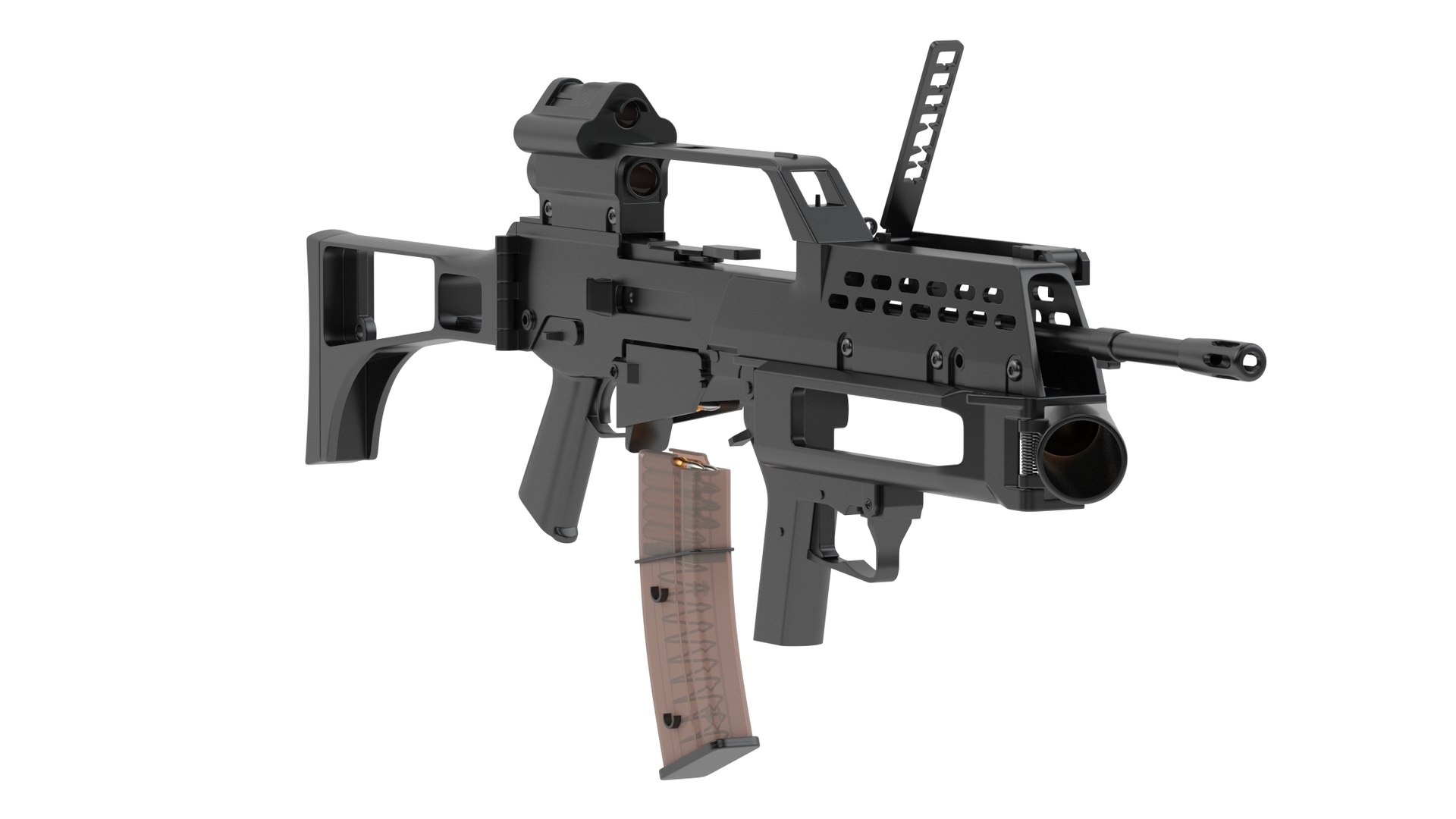 Heckler Koch AG36 Grenade Launcher 3D - TurboSquid 1992308