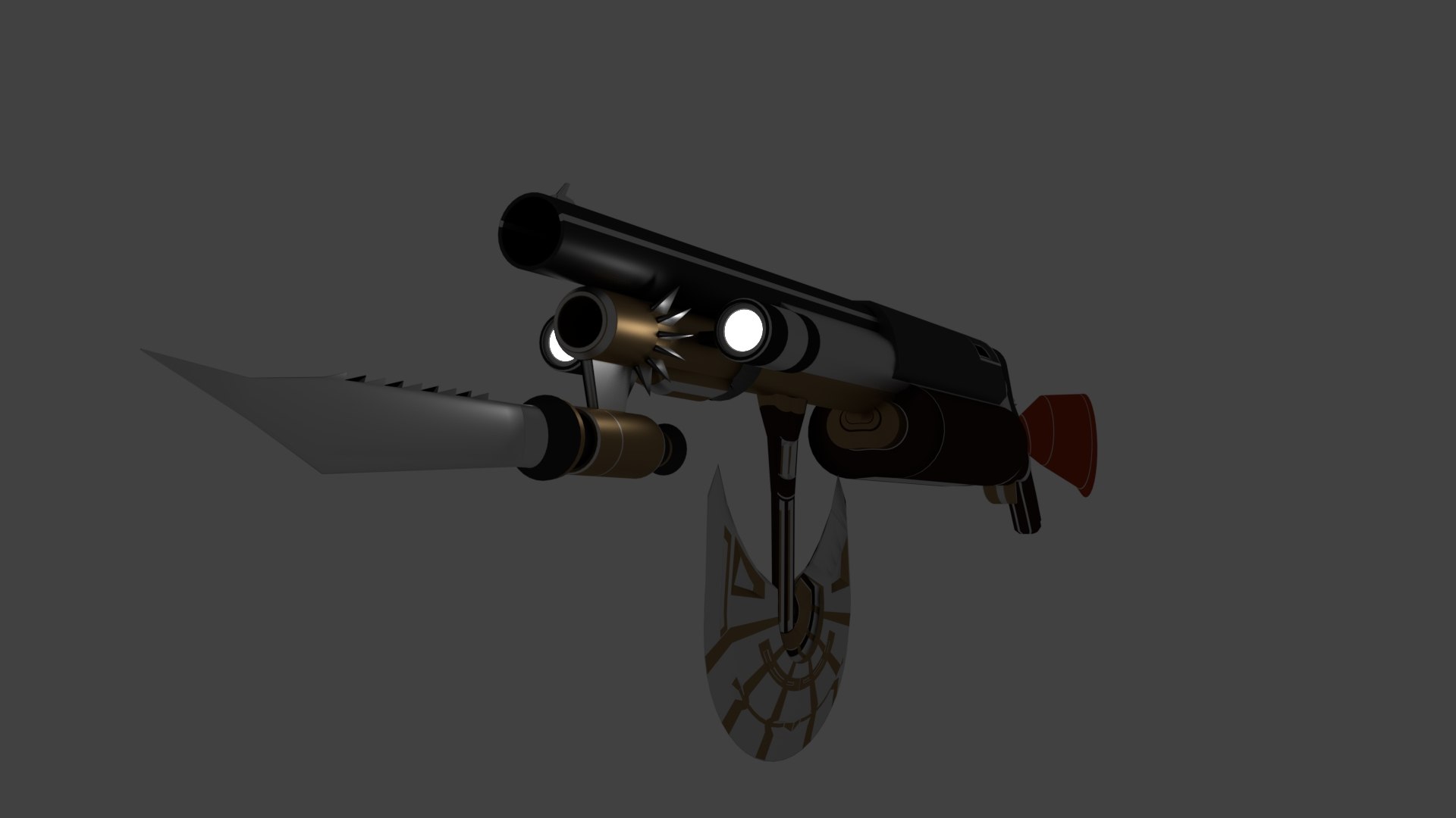 Rifle Apocalyptic 3D - TurboSquid 1166682