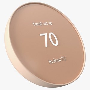 3D model Smart Thermostat Beige