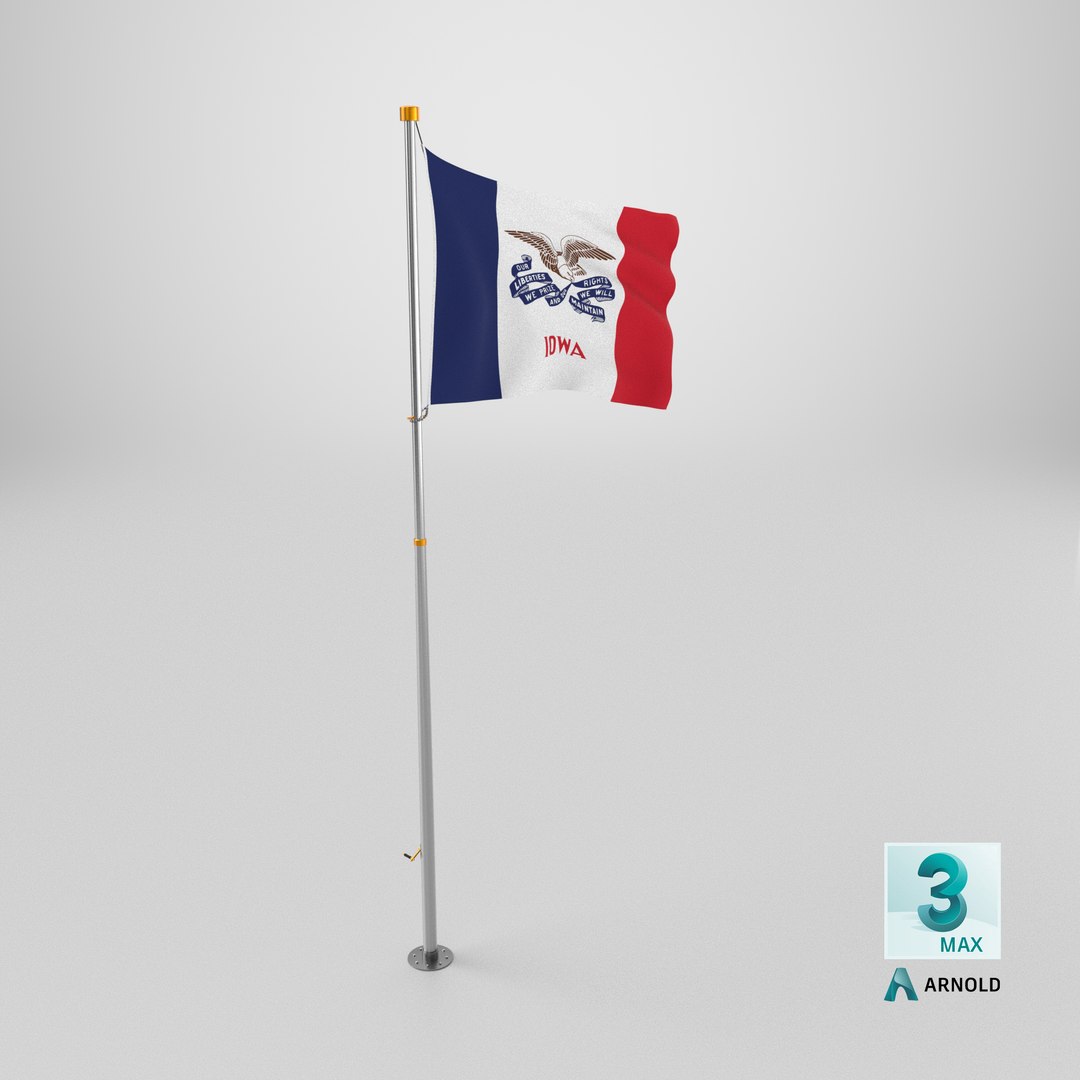 Pole Flag Iowa 3D model https://p.turbosquid.com/ts-thumb/sE/3HhTtg/4m/stemcell_max_arnold_render/png/1726581217/1920x1080/fit_q87/9eb506adb0e2ac0e8208ec25e8aba898752dcd33/stemcell_max_arnold_render.jpg