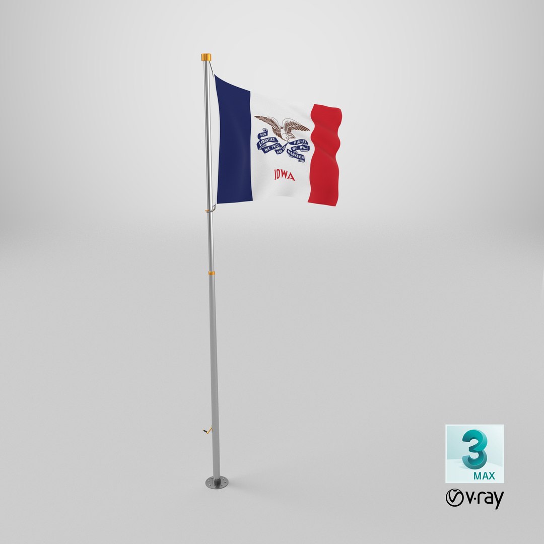 Pole Flag Iowa 3D model https://p.turbosquid.com/ts-thumb/sE/3HhTtg/Tx/stemcell_max_vray_render/png/1726581215/1920x1080/fit_q87/a9c4d8c013936926c37d1ac4467809817daffef1/stemcell_max_vray_render.jpg