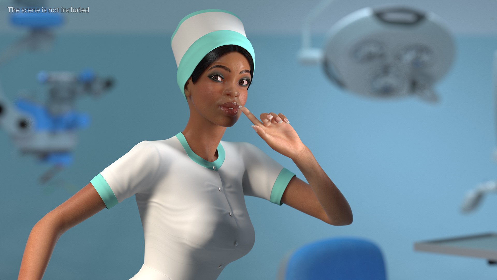 light skin black nurse 3D model https://p.turbosquid.com/ts-thumb/sE/3dyXqr/p5iRh9Tb/lightskinblacknurserigged3dmodel008/jpg/1606546537/1920x1080/fit_q87/843d140725fb692eede443e9fe5afd430cf0826d/lightskinblacknurserigged3dmodel008.jpg