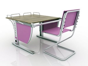 3D model libao desk chair