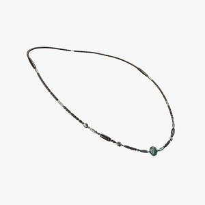 necklace neck 3D model