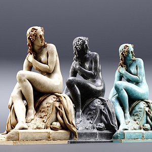 Suzannah at the bath Sculpture 3D model