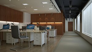 3D office interior