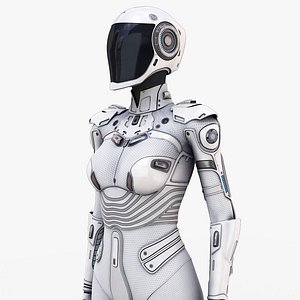White Female Cyborg