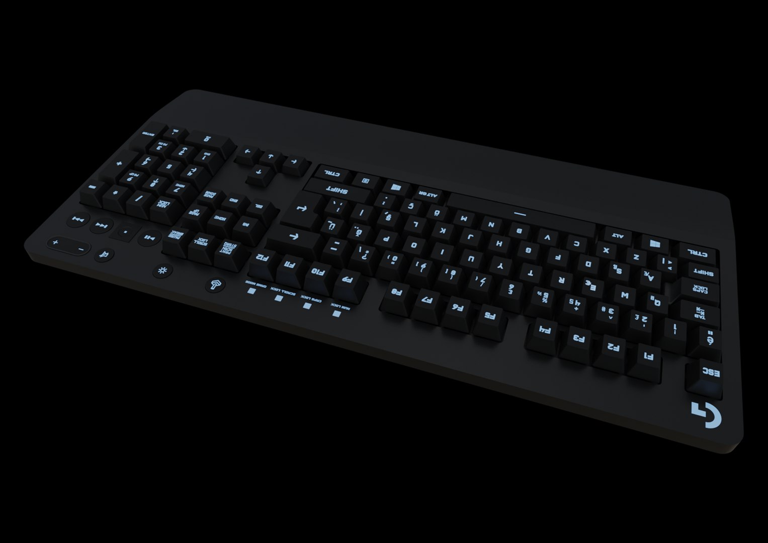 Logitech Keyboard Model - TurboSquid 1874014