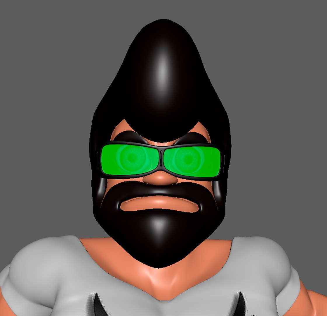 3d Fully Rigged Model