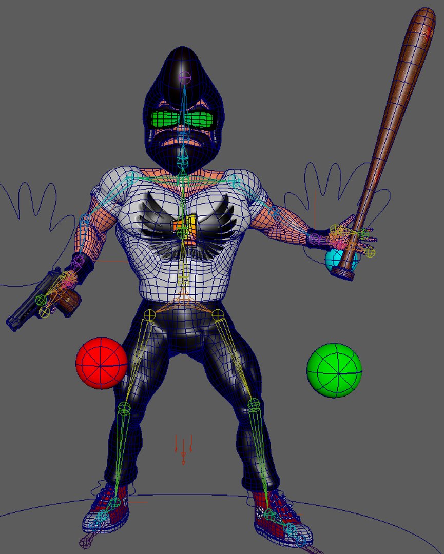 3d Fully Rigged Model