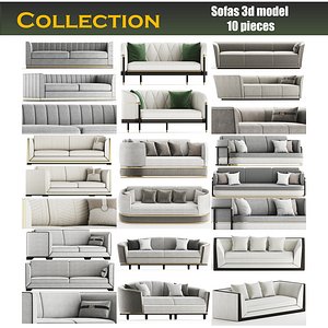 Sofas  collection 10 pieces