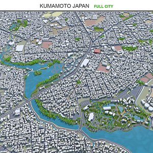 Kumamoto Japan 3D model