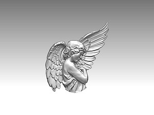 3D Angel Wings Sculpture