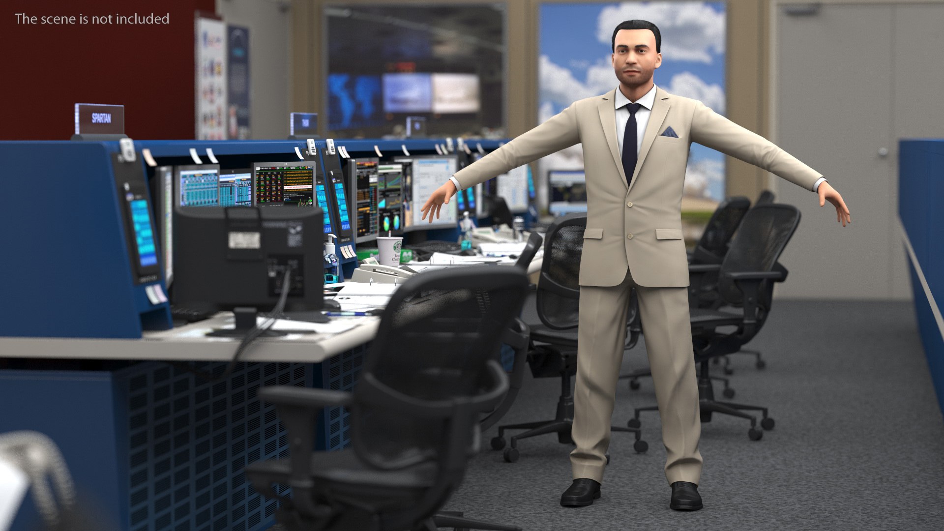 Businessman Rigged 3D model - TurboSquid 2136776