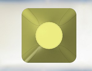 Square Plastic Bottle 3D model