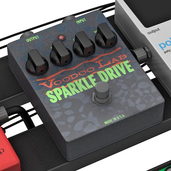 ギターペダルボード3Dモデル TurboSquid 771408