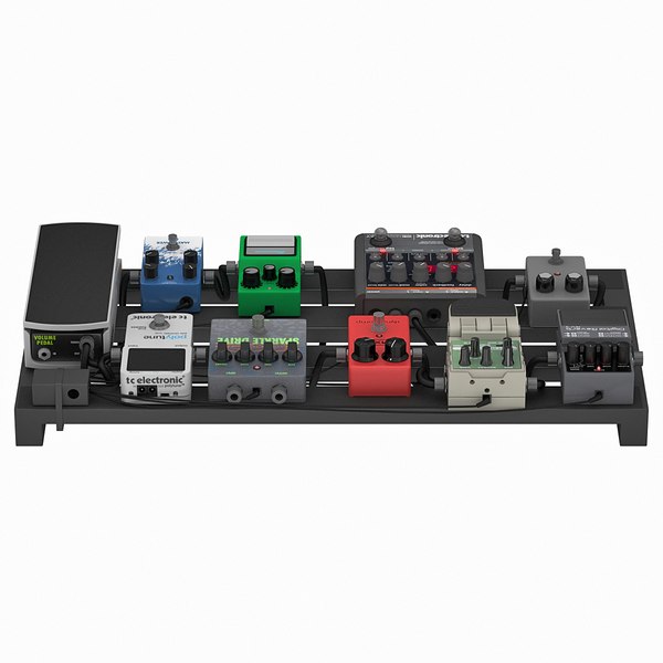 ギターペダルボード3Dモデル TurboSquid 771408