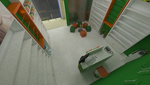 3D design commercial magasin