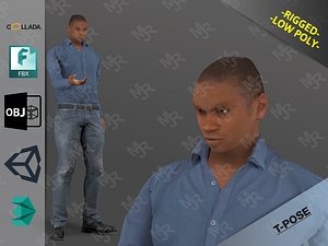 3D model afroman1 games