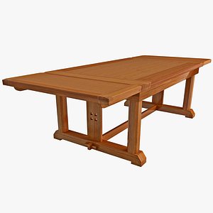 max solid oak dining table