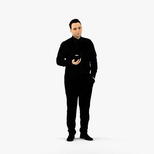 scanned realistic human 3D model