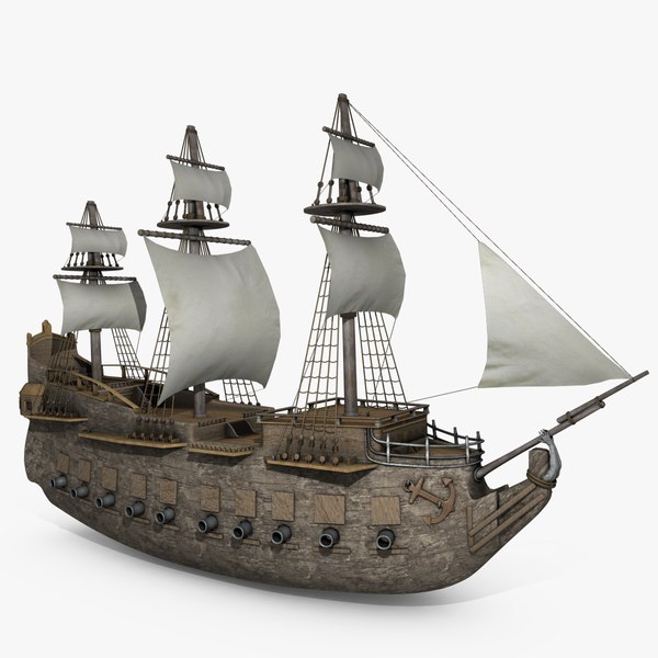 Free Blender Pirate-Ship Models | TurboSquid