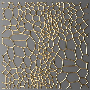 Panel lattice grille 3D