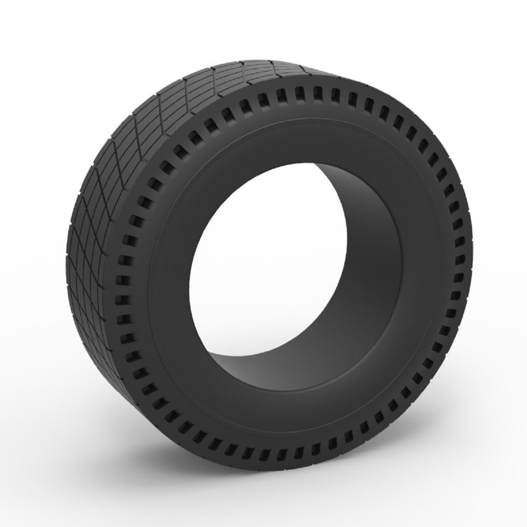 Diecast rear tire of vintage dragster Version 7 Scale 1 to 253D模型 ...