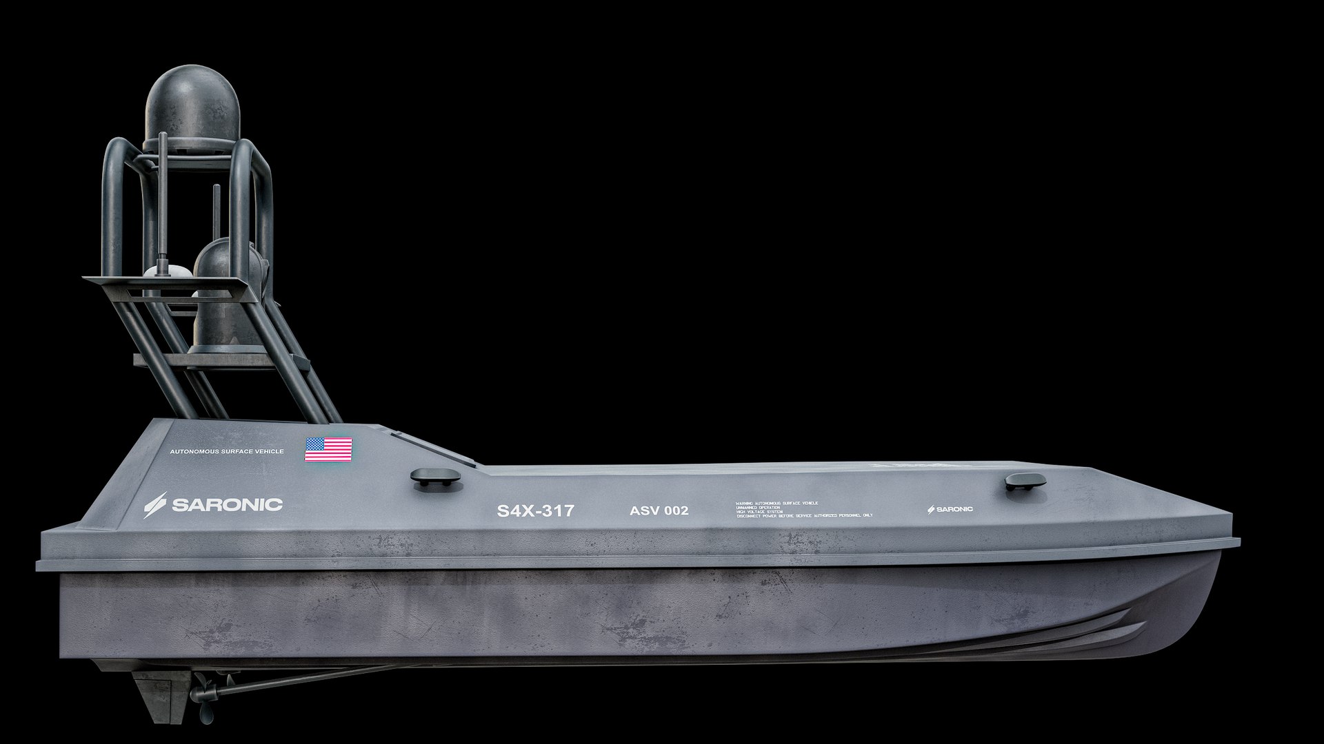 3D Cutlass Saronic - Unmanned Robotic Autonomous Surface Vessel PBR model https://p.turbosquid.com/ts-thumb/sE/vdcM9R/o2/r_cutlass_005b/png/1769719187/1920x1080/fit_q87/a7539c11de0acb409bf19372b0f91ea4c9d862f8/r_cutlass_005b.jpg