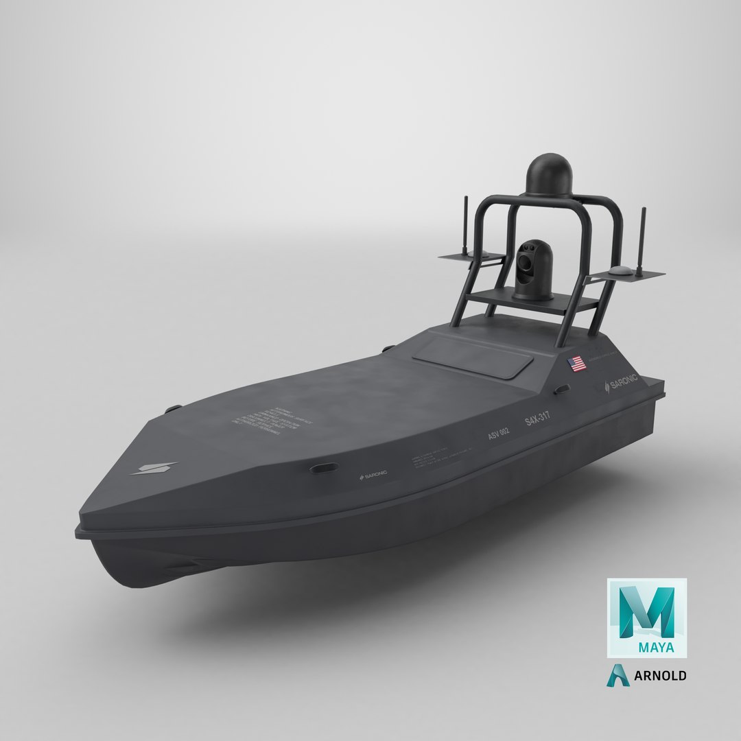 3D Cutlass Saronic - Unmanned Robotic Autonomous Surface Vessel PBR model https://p.turbosquid.com/ts-thumb/sE/vdcM9R/tK/stemcell_maya_arnold_render/png/1769722164/1920x1080/fit_q87/cdd2e85ffbdb327fae0d6608f5b8af9babd837a6/stemcell_maya_arnold_render.jpg