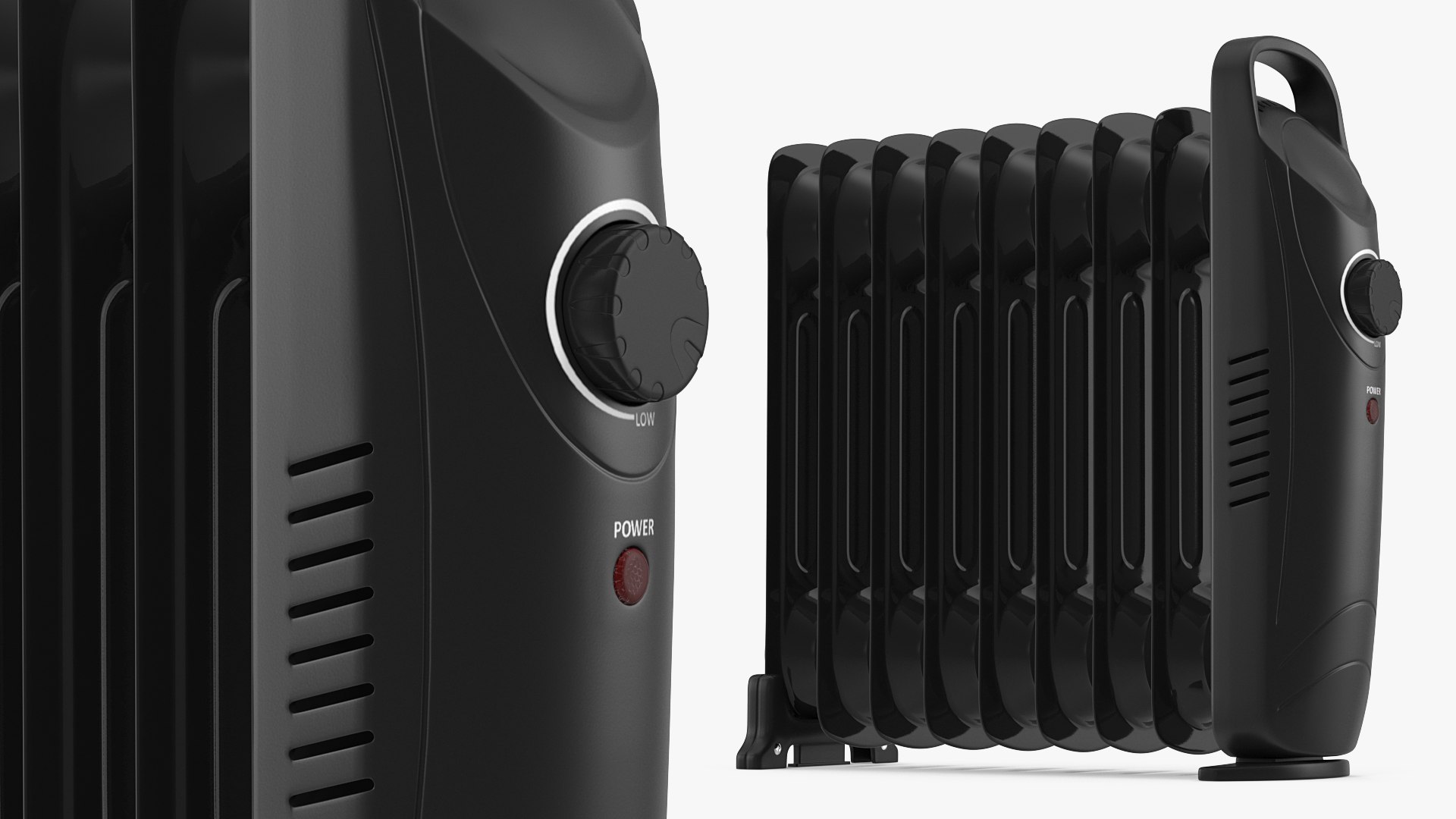 Donyer Power Oil Filled Radiator 3D model preview