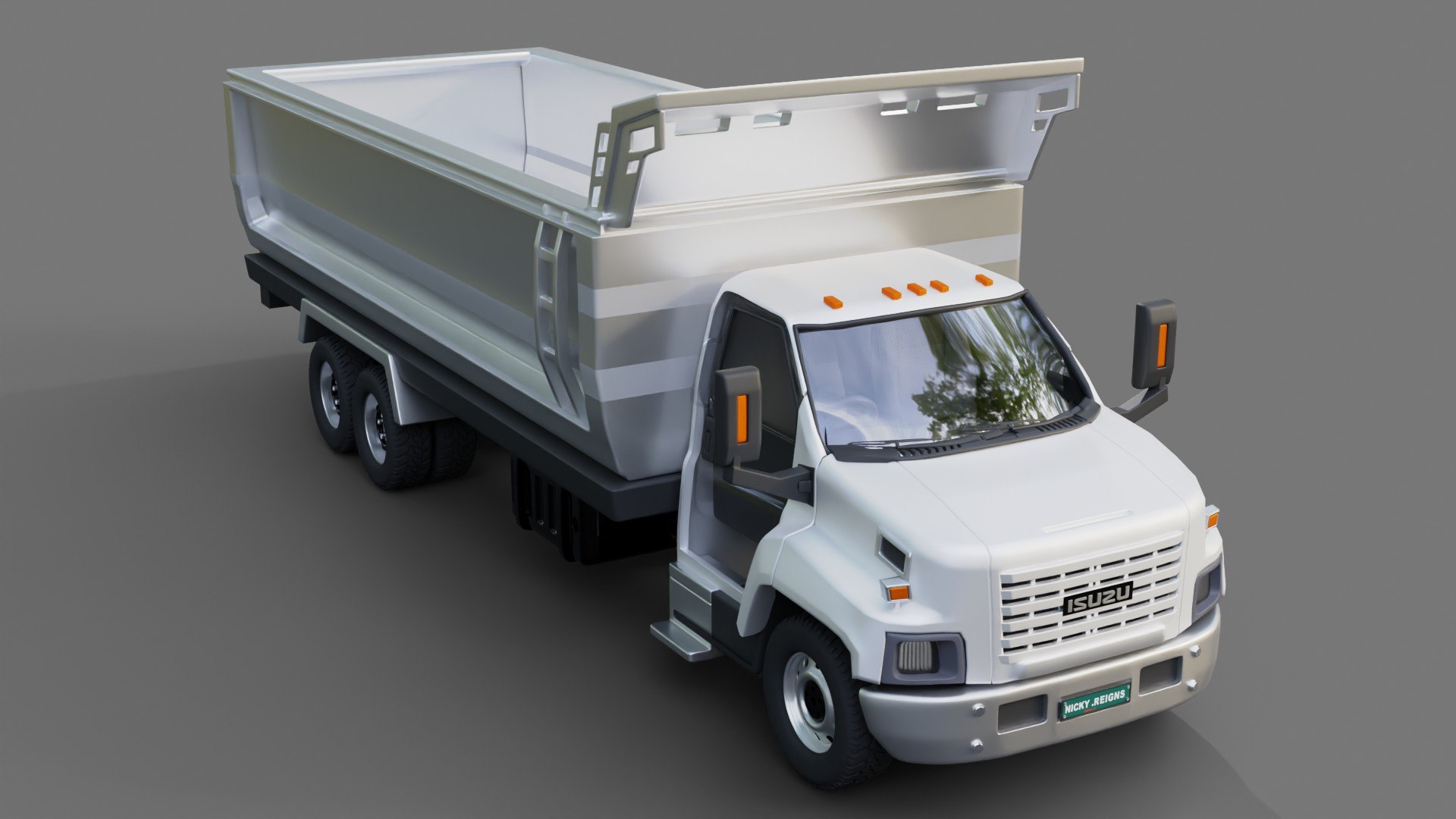 3D model Isuzu H-Series Dump Truck https://p.turbosquid.com/ts-thumb/sF/7HACbj/X2/isuzuhseriesdumptruckrenderpreview0016/jpg/1788879108/1920x1080/fit_q87/c9b82245f3fedbc23d07cdf669734bd677a1ca84/isuzuhseriesdumptruckrenderpreview0016.jpg