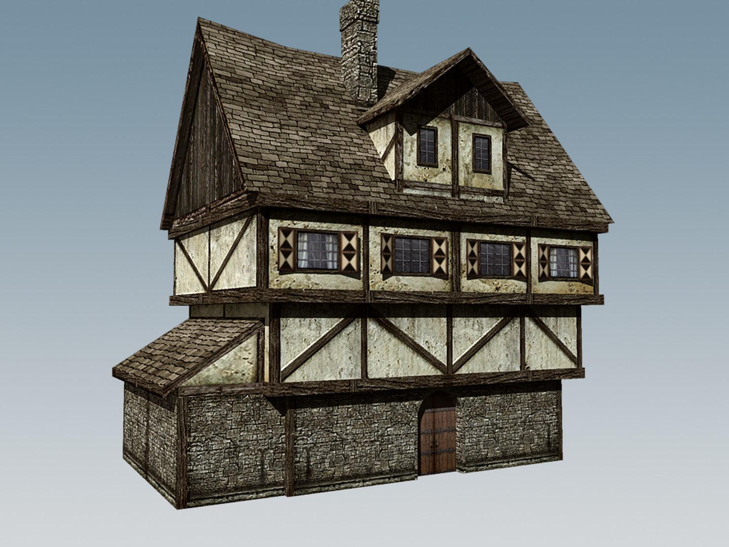 3d Model Medieval House