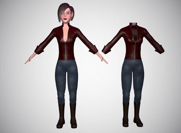 3D Stylized female character - TurboSquid 1856214
