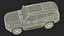 Toyota Land Cruiser 2024 couleur bleue gréée pour Cinema 4D