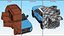Toyota Land Cruiser 2024 couleur bleue gréée pour Cinema 4D