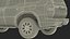 Toyota Land Cruiser 2024 couleur bleue gréée pour Cinema 4D