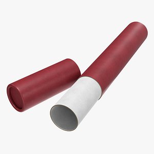 Scroll holder tube 3D model