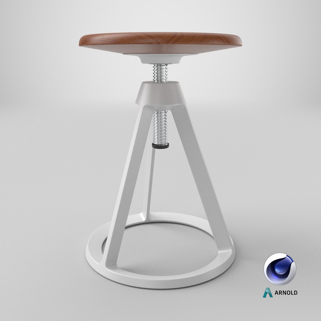 3d Realistic Adjustable Height Industrial Model
