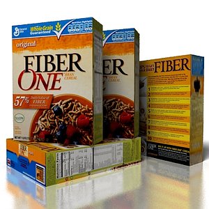 3d cereal fiberone fiber