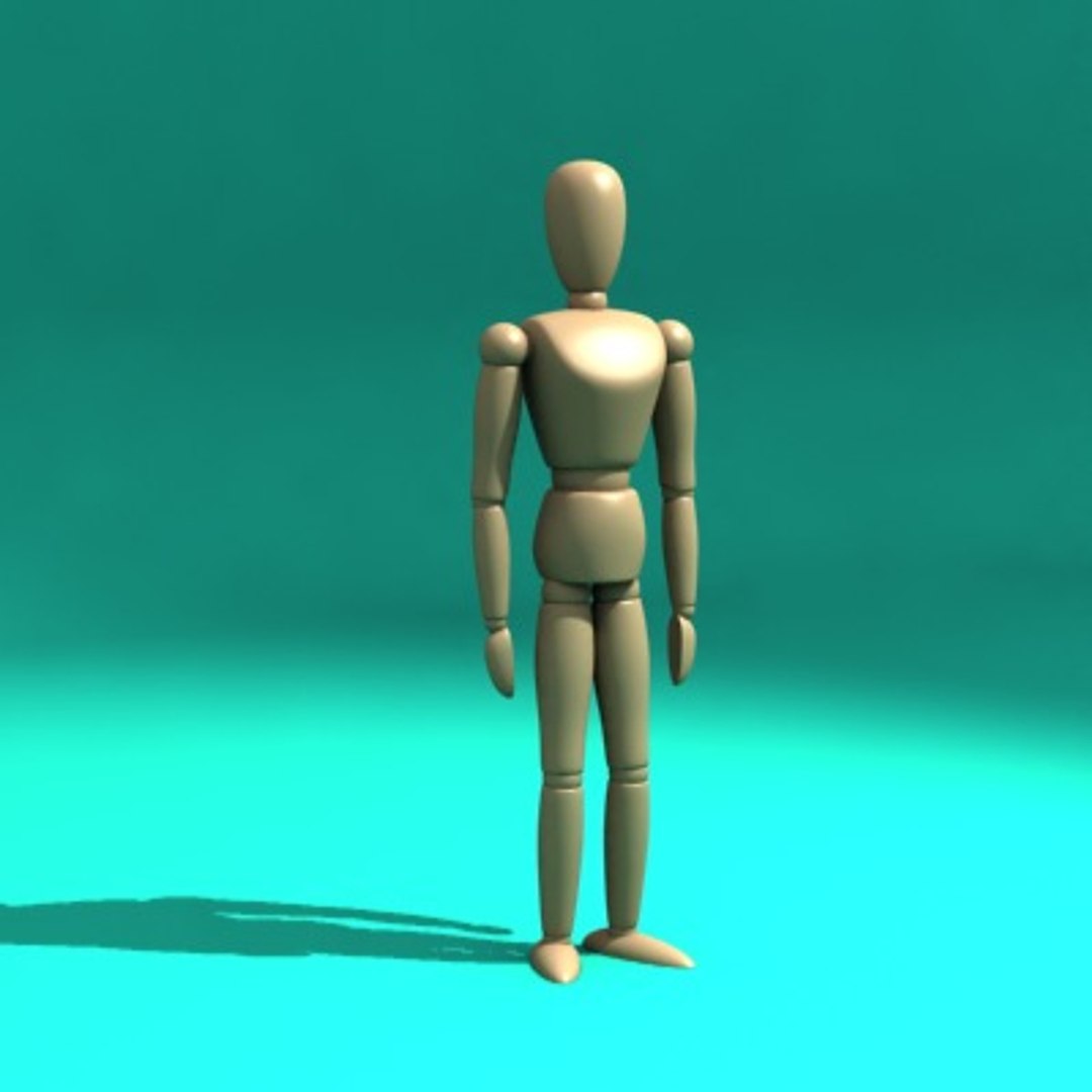 artist mannequin 3d model